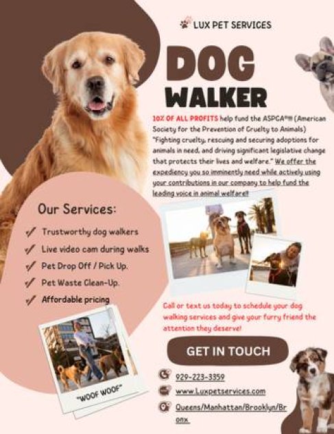 DOG WALKER IN QUEENS NYC!!!🐾🐕🦺 DOG WALKER IN QUEENS NYC!!!🐾🐕🦺